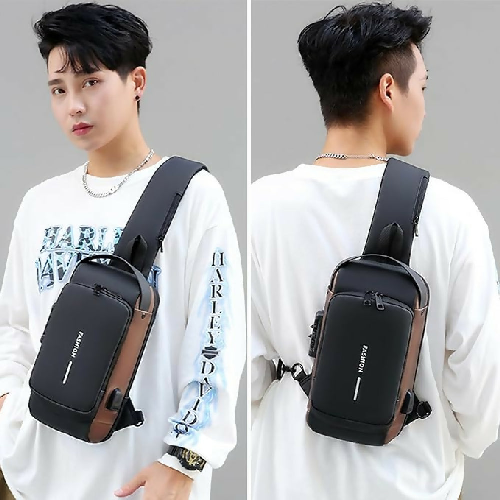Bolso De Seguridad Canguro Antirrobo Carga USB Impermeable
