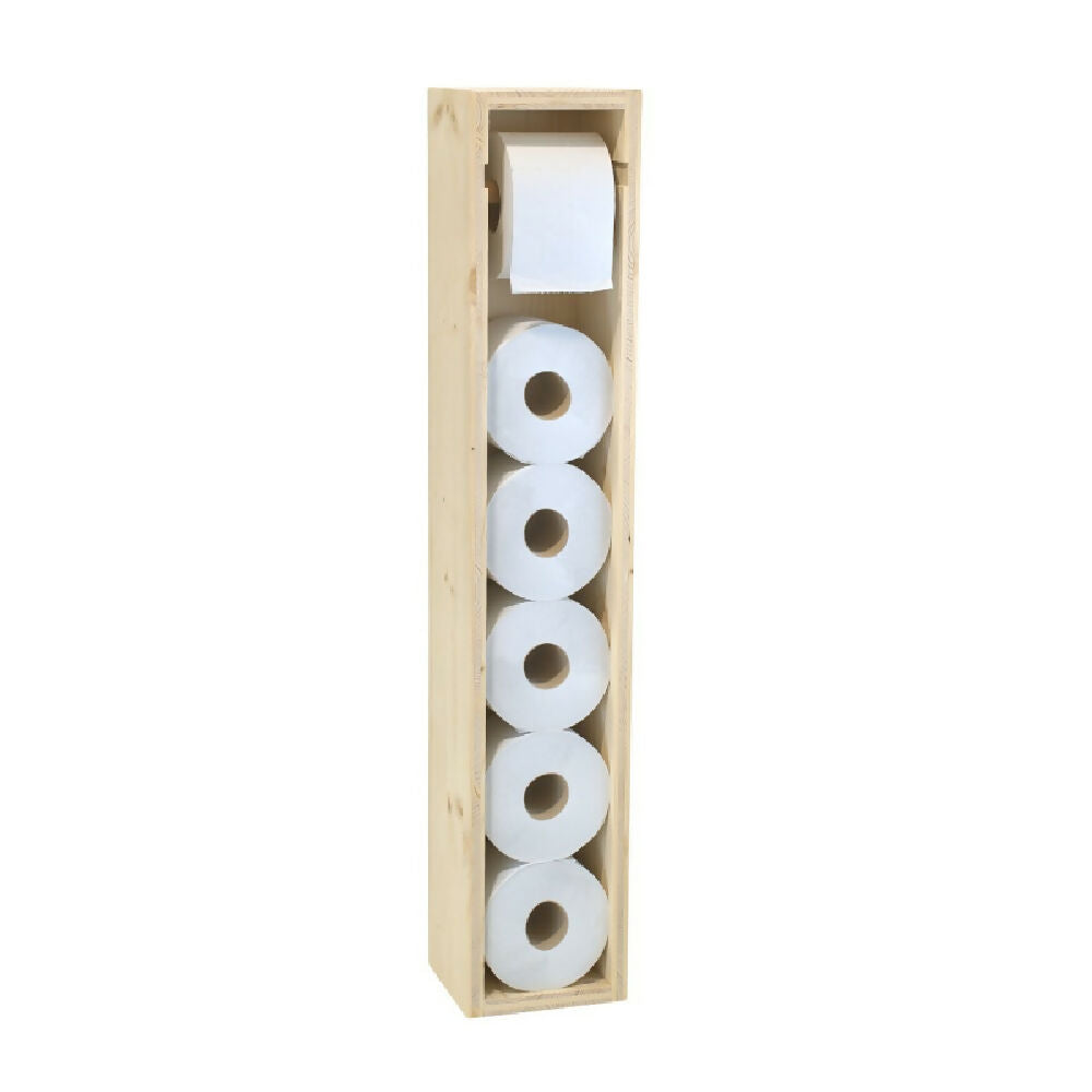 Organizador De Papel Higiénico En Madera