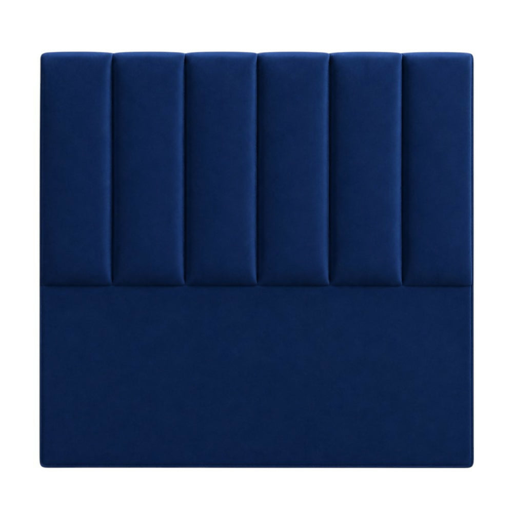 Cabecero King 200x60+55 Paneles Verticales Indigo Tela