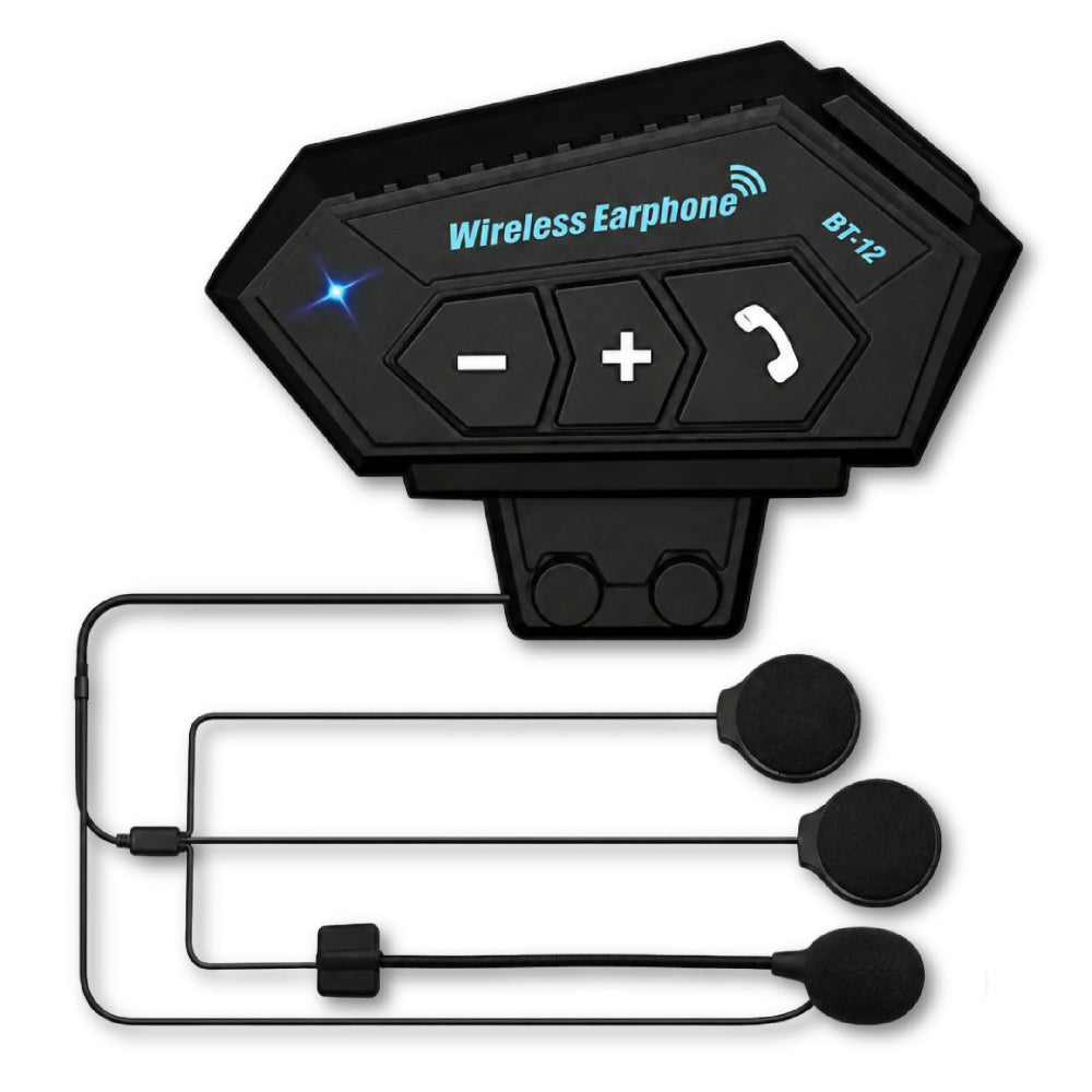Intercomunicador De Casco Moto BT12 Bluetooth Manos Libres