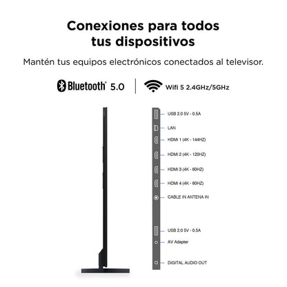 Televisor TCL 115" Pulgadas MAX Ultimate 4K-UHD QD-MINI LED TV