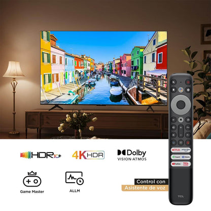 Televisor TCL 43" Pulgadas C655 Advanced 4K-UHD QLED Smart TV Google