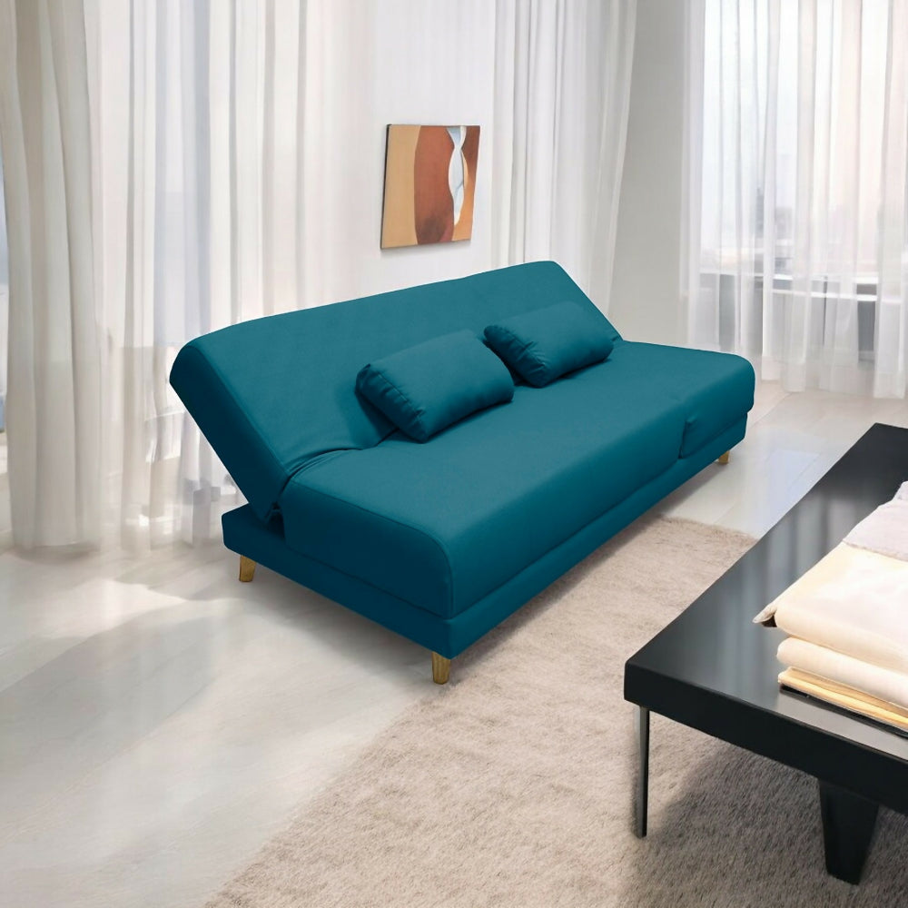 Sofa cama 5 posiciones Mariscal Anti Rasguño Turquesa