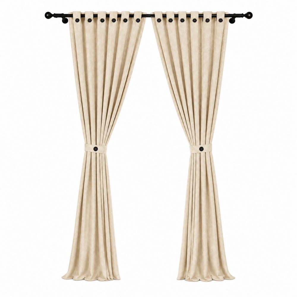 Cortina x2 beige jacquard