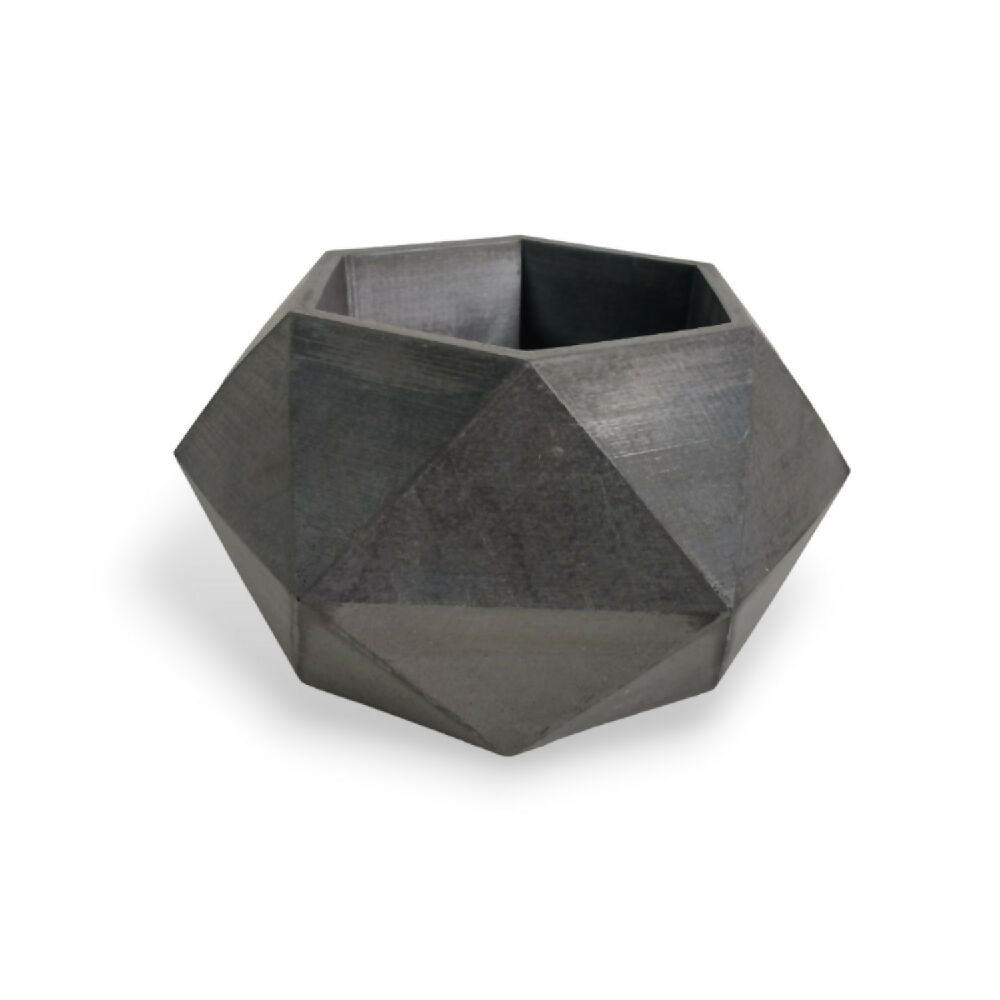 matera de mesa en cemento adara oscuro  de concreto tienda online de materas y decoración