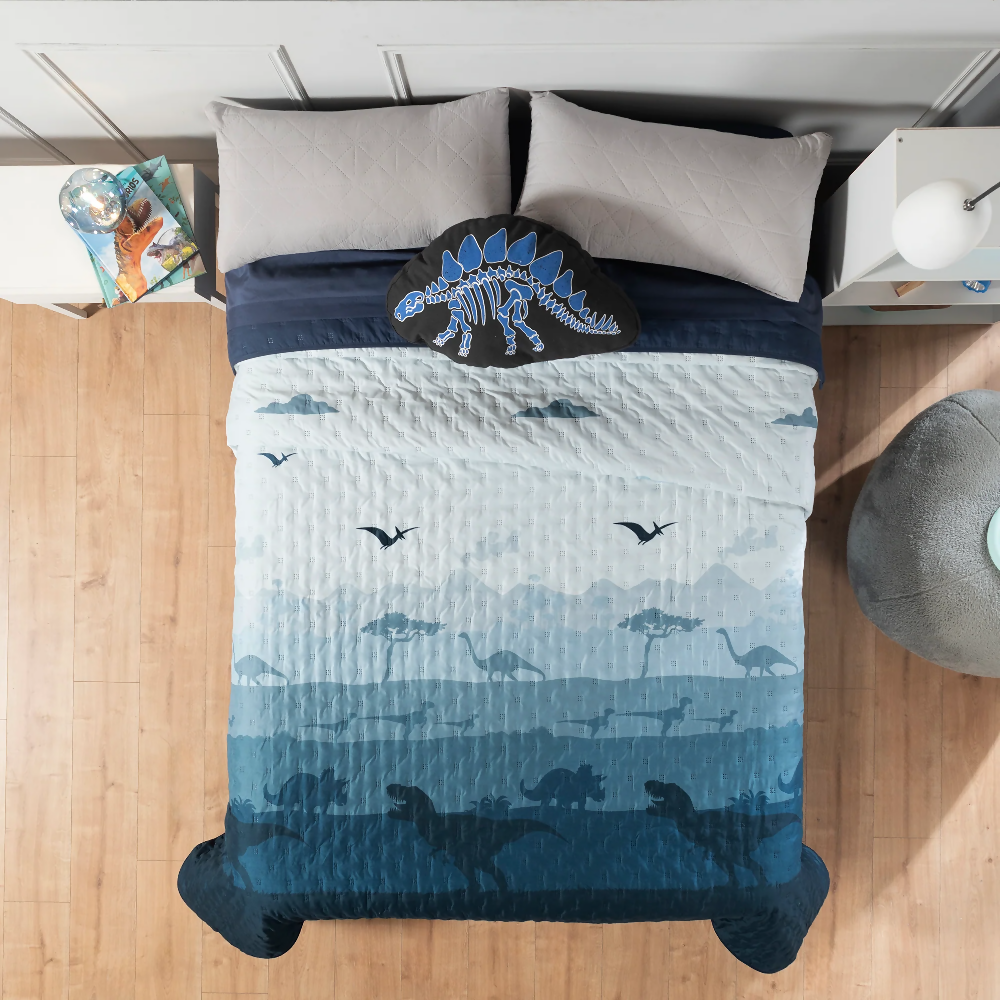 Edredón Novo Jurásico, para Cama Doble, 2 Vistas