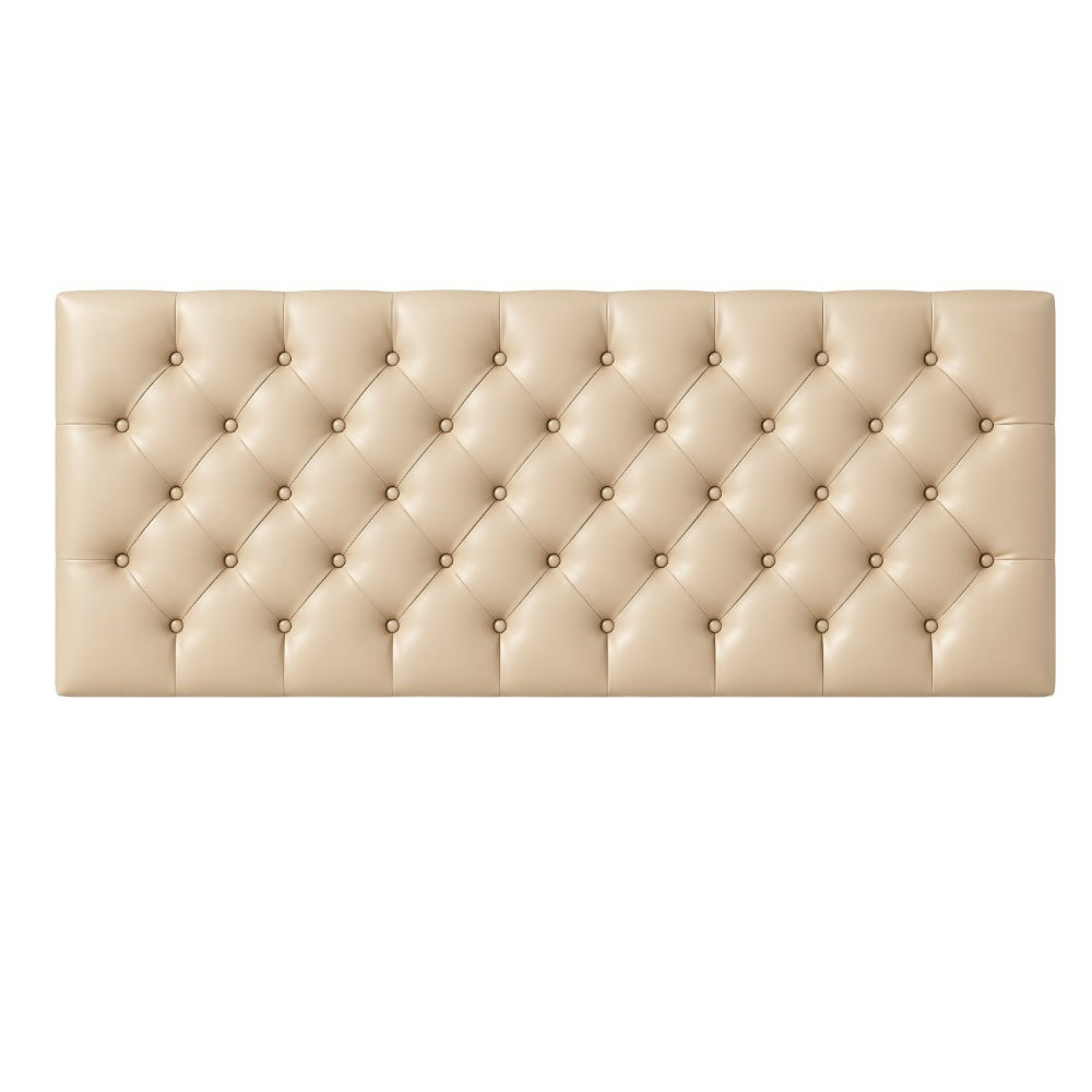 Cabecero Sencillo 100x60 Rombos Beige Sintético