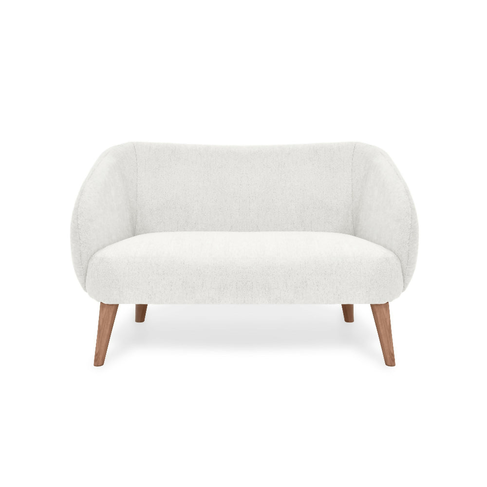Sofa 2 Puestos Astra 130x76x77 cm Tela Crudo