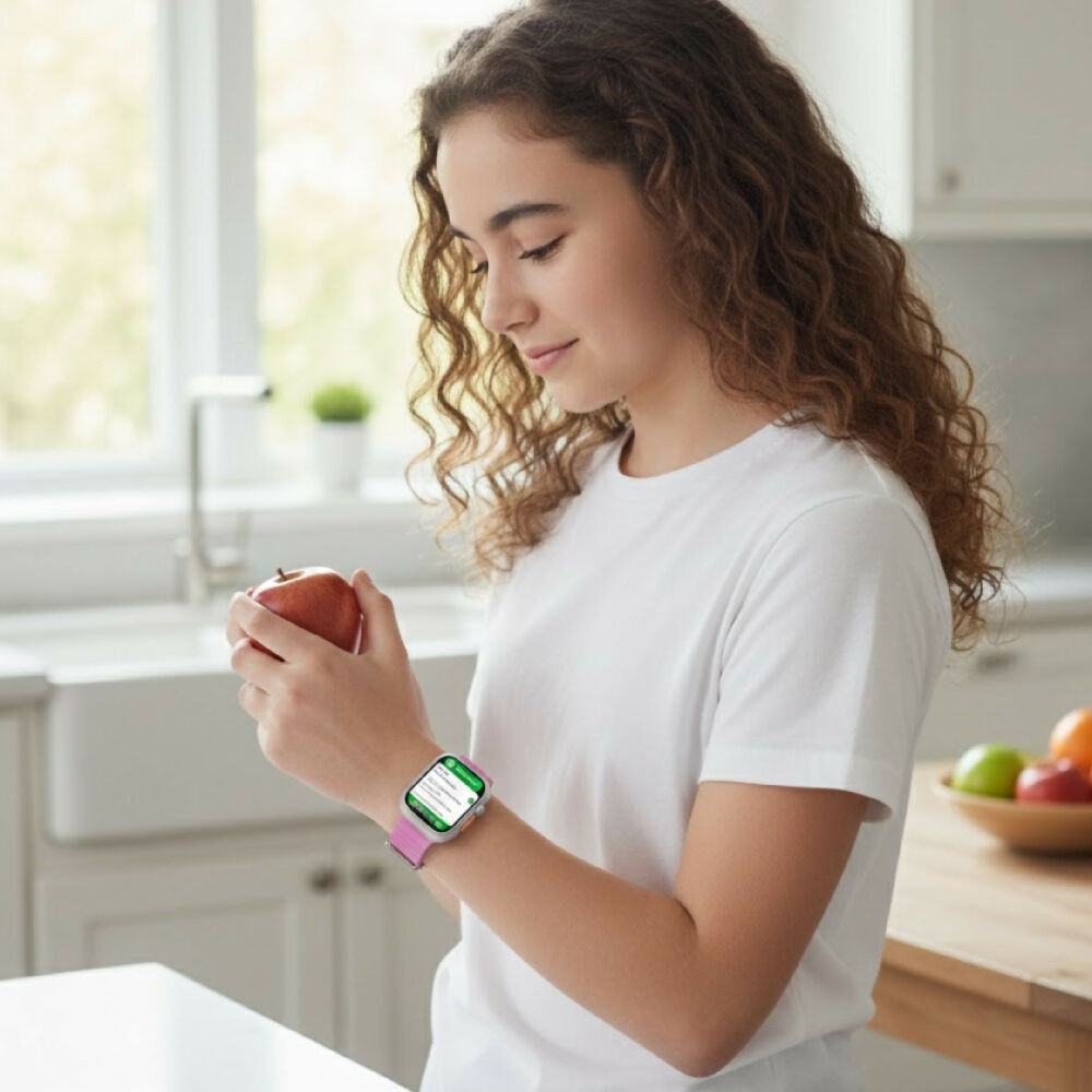 Smartwatch IW10 Ultra Mini Rosado Bluetooth Reloj Inteligente Pequeño Con Pantalla HD, Frecuencia Cardíaca Y Batería Duradera