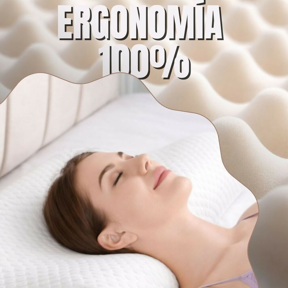 Almohada viscoelastica antiestres cervical