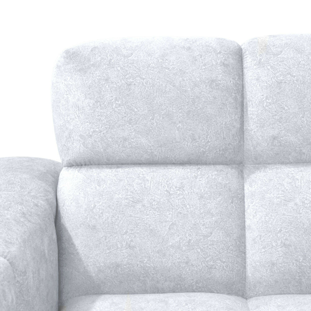 Sofa Miami 2 Puestos 171x88x81 Tela Plata