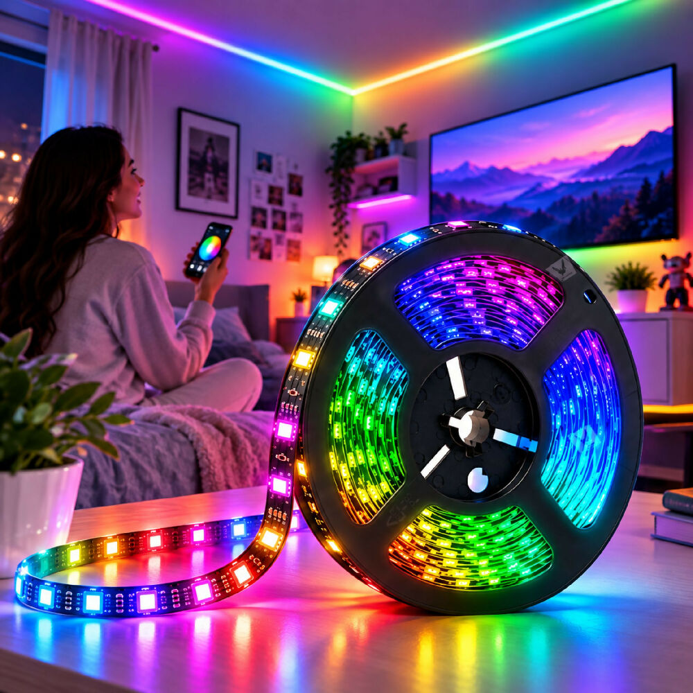 Cinta LED De 5 Metros Iluminación Ambiental Flexible Y De Bajo Consumo