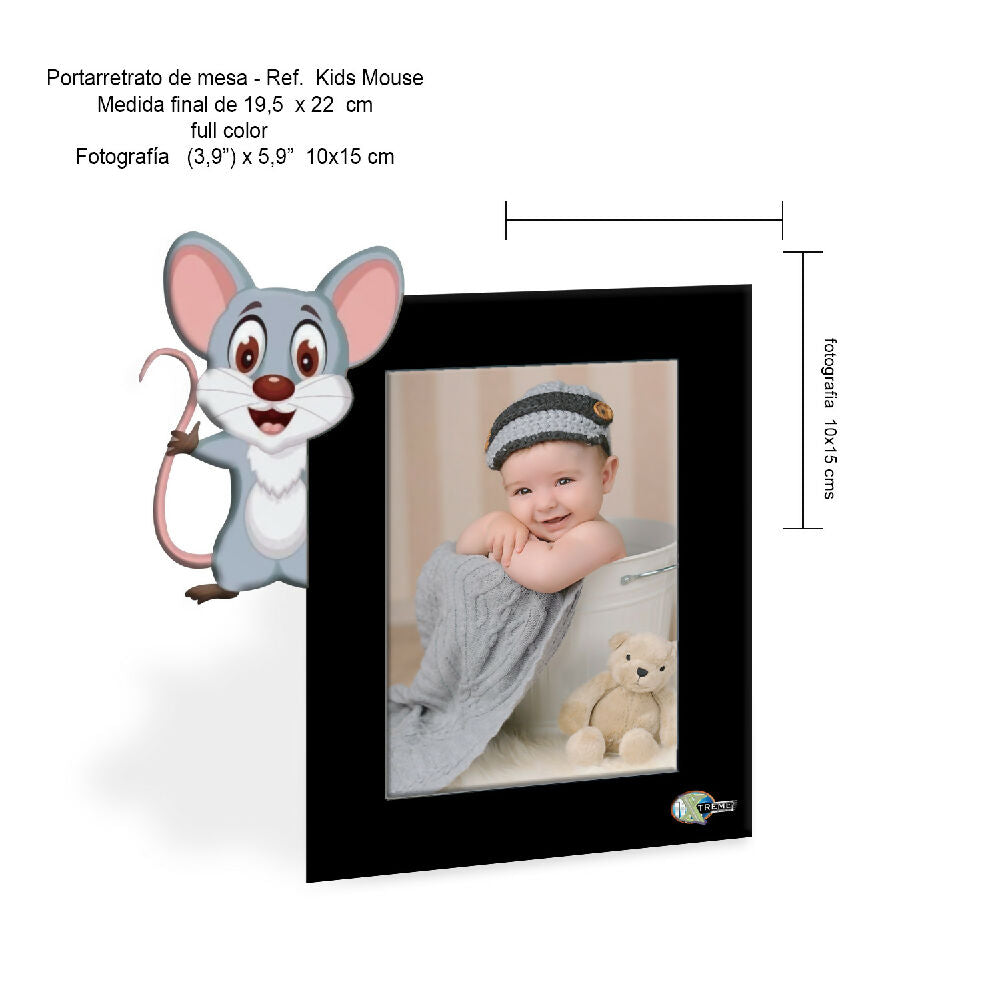 port  animls  Mouse black ficha