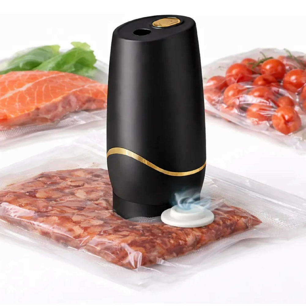 Sellador De Bolsas Al Vacío Portátil Recargable USB Máquina De Sellado Térmico