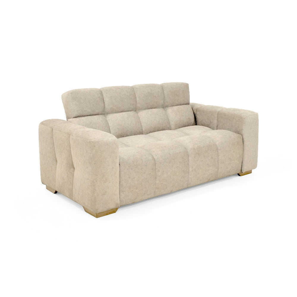 Sofa Miami 2 Puestos 171x88x81 Tela Beige