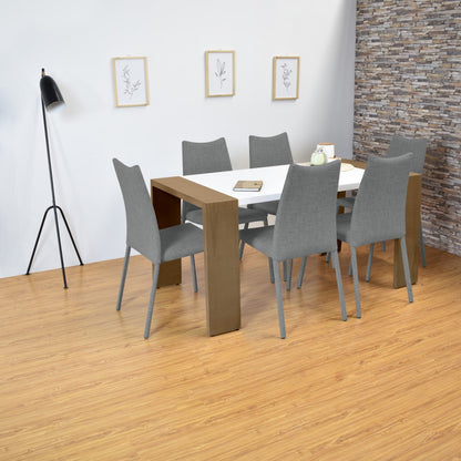 Silla Palermo Tela Poliester Gris