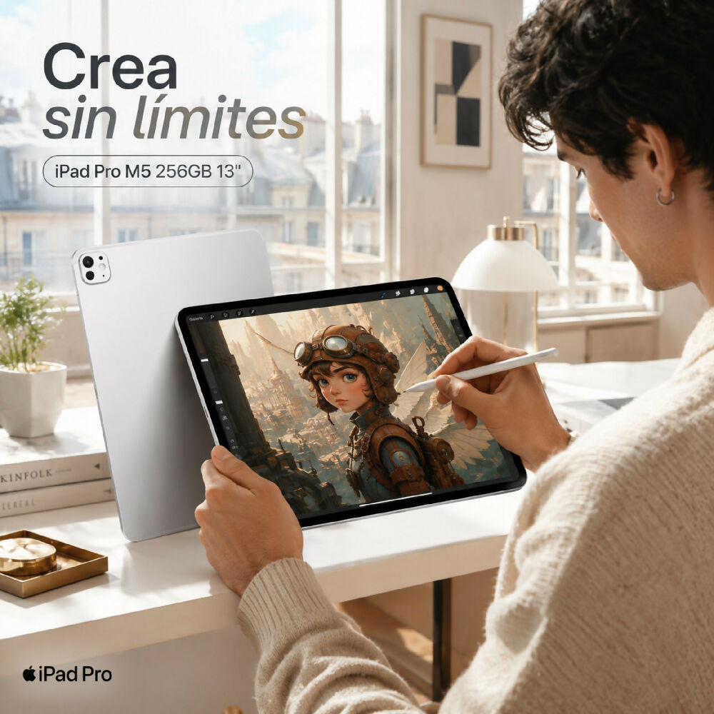 Tablet Apple Ipad Pro M5 De 13 Pulgadas 256gb Wifi Diseño Ultrafino Blanco
