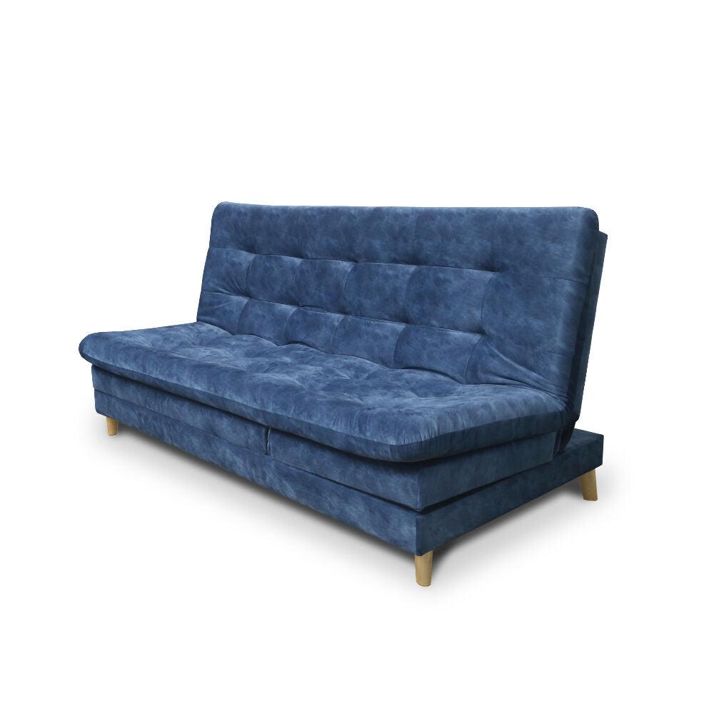 Sofa cama 5 posiciones Agassi Tela Azul - Incluye Cojines