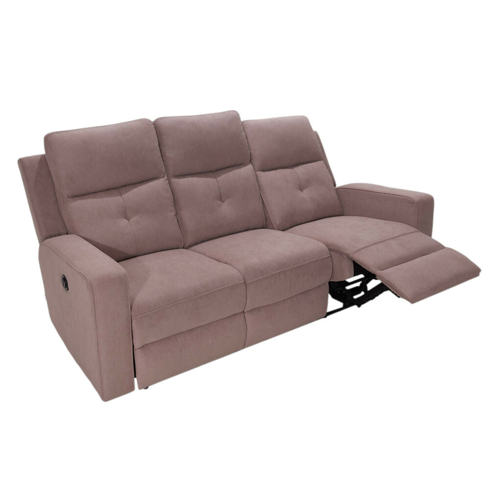 Sofa Reclinable Electrico 3 Puestos Tacio Khaki