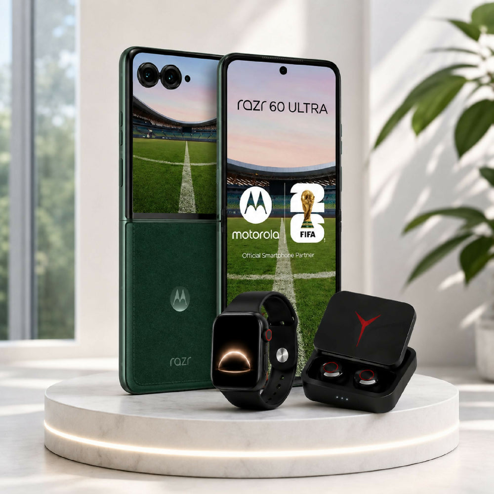 Teléfono Motorola Razr 60 Ultra 1TB Verde + Kit Regalo Reloj Inteligente Y Audífonos