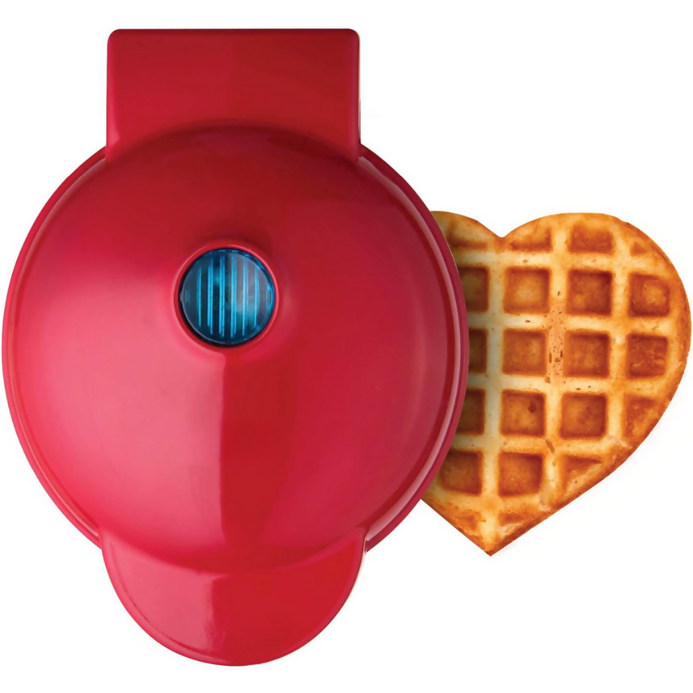 Waflera Eléctrica en Forma Corazón Antiadherente Pancakes