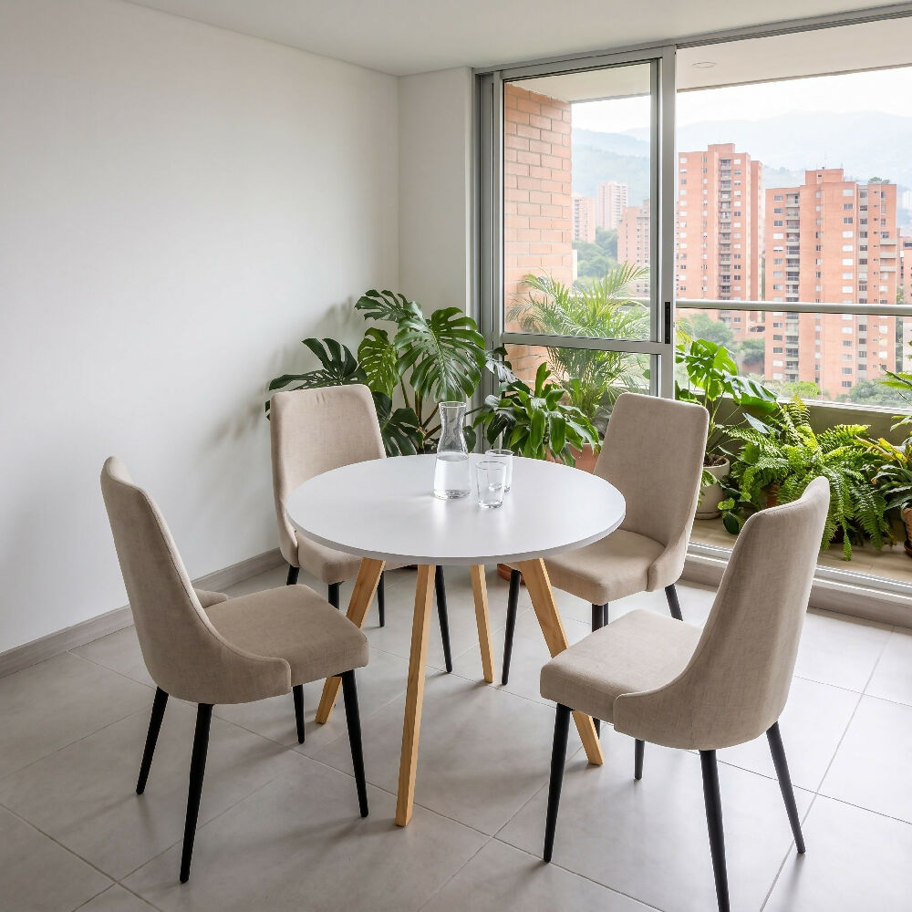 Comedor Nórdico Circular 80