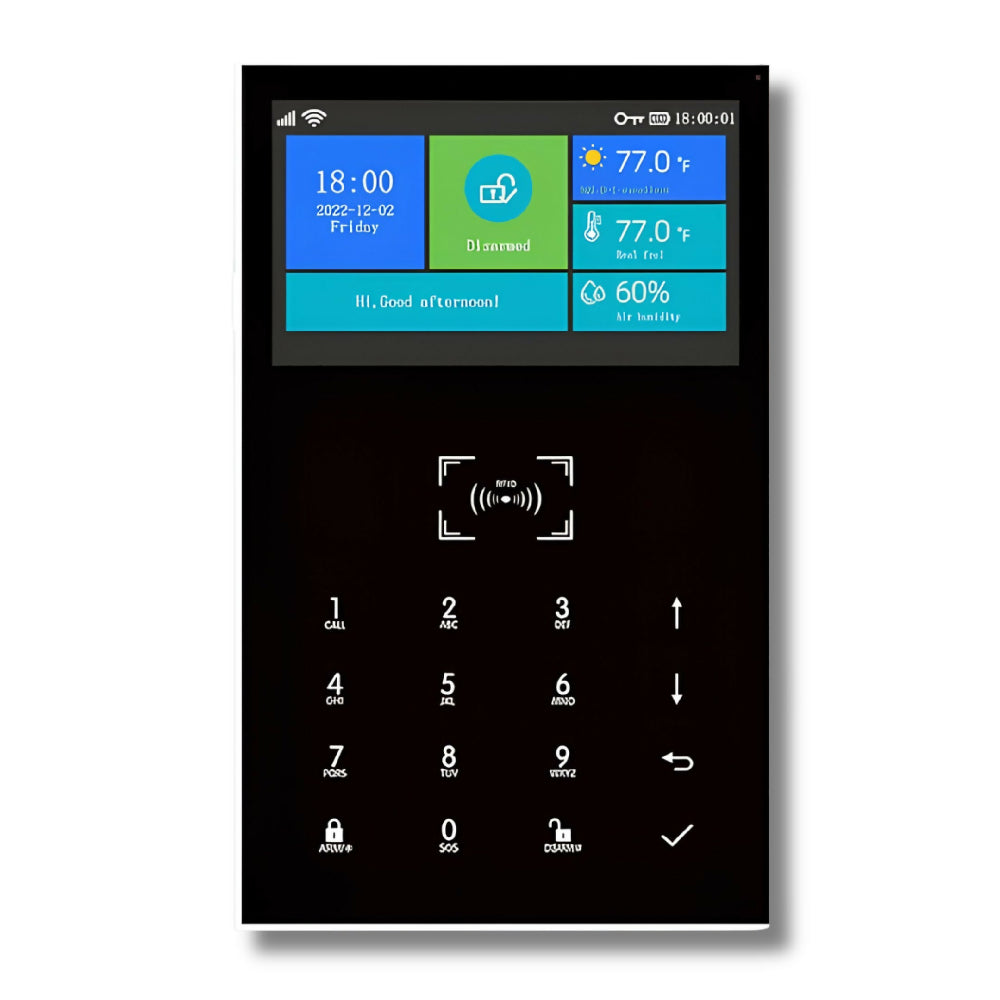 Sistema De Alarma De Seguridad PG109 4G Y WiFi Con Pantalla Tactil