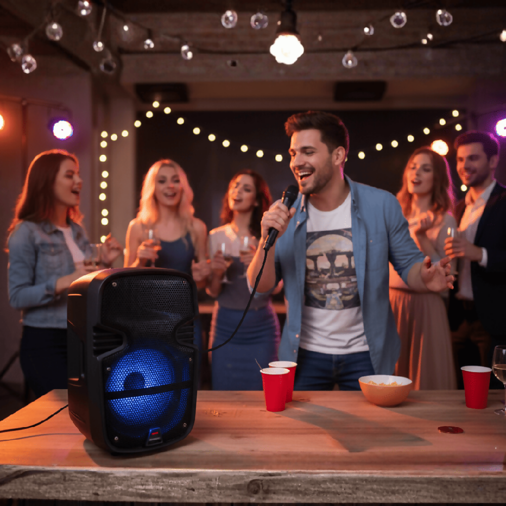 Parlante De Sonido PK Sound S6 Altavoz Bluetooth Portátil Con Bajo Potente Y Batería Recargable