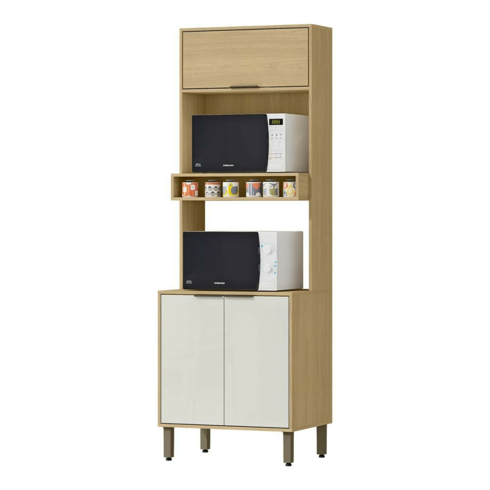 Gabinete de Cocina Sicilia - Almendra/Blanco