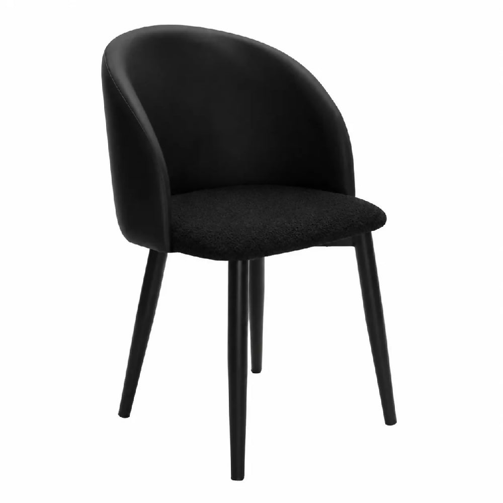 Silla Zenda Black Tela Para Comedor