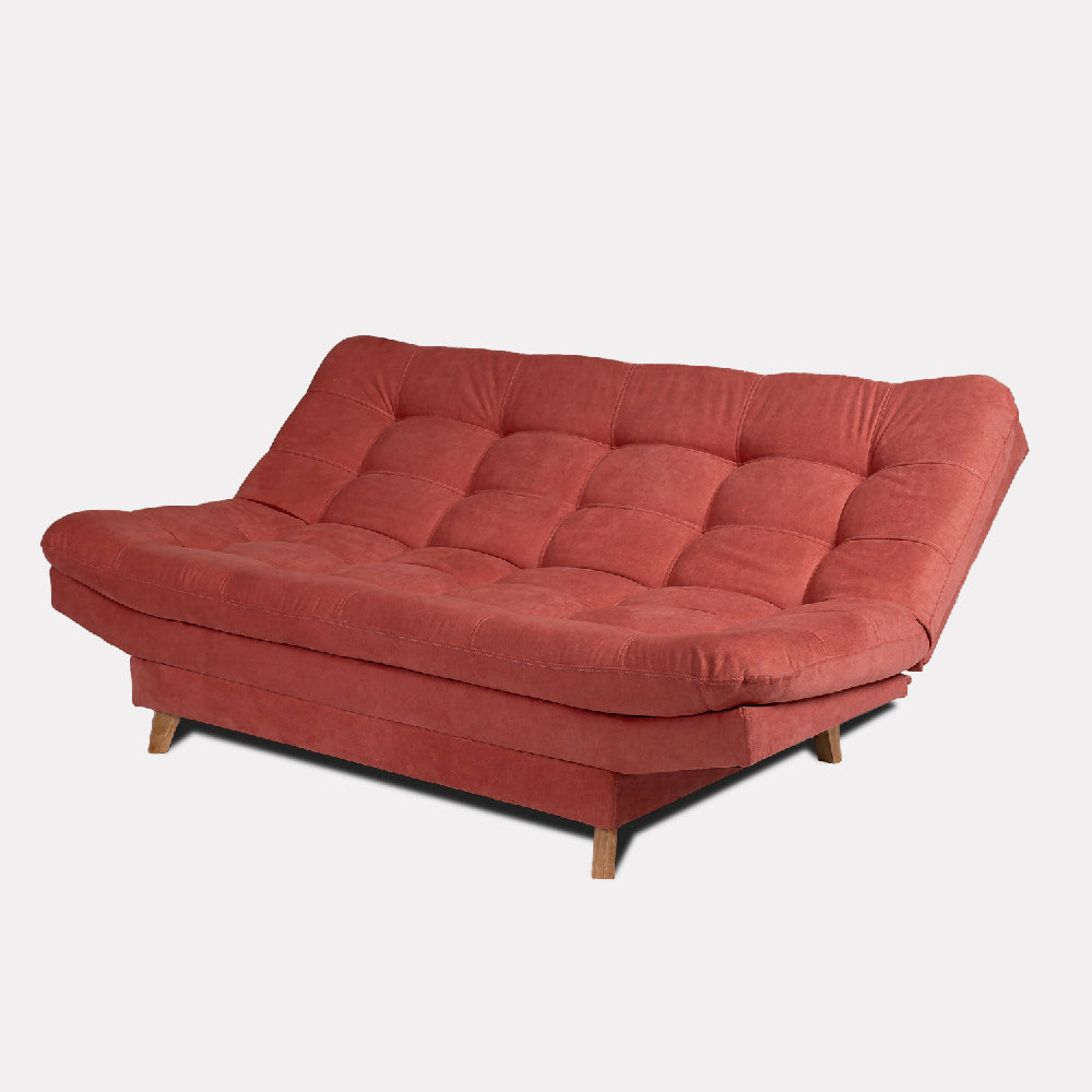 Sofá Cama Valencia Guayaba 3 Puestos