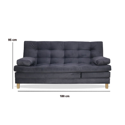 Sofacama Bieri 5 posiciones Reclinable Gris