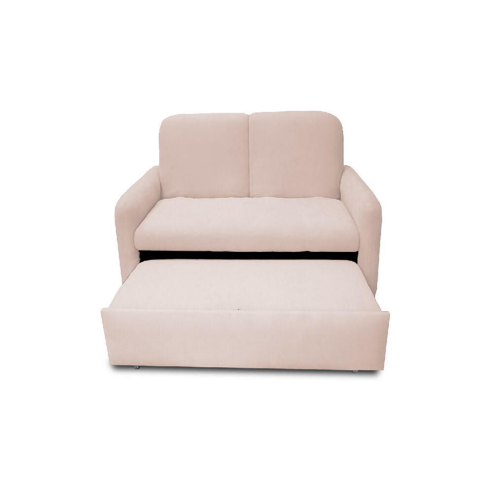 Sofacama Nube Multifuncional Carrito Reclinable Beige + Cojines