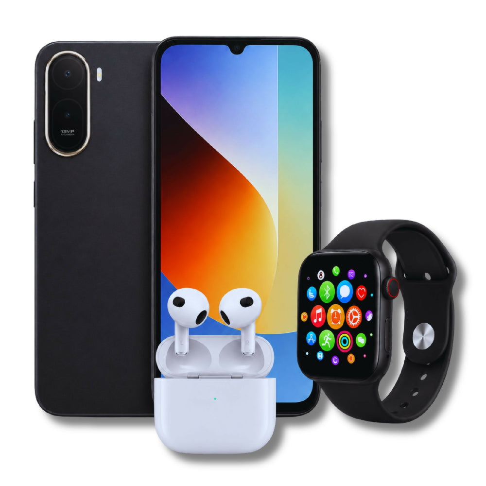 Celular Xiaomi A7 Pro 128GB / 4GB RAM Original Negro + Obsequio Smartwatch Y Audífonos Inalámbricos