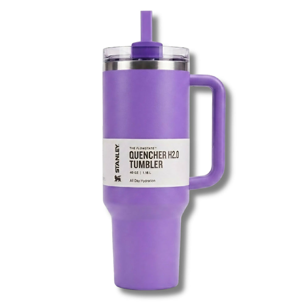 Termo Térmico Stanley 40oz Con Sorbete Ideal Para Gimnasio Y Viajes Morado
