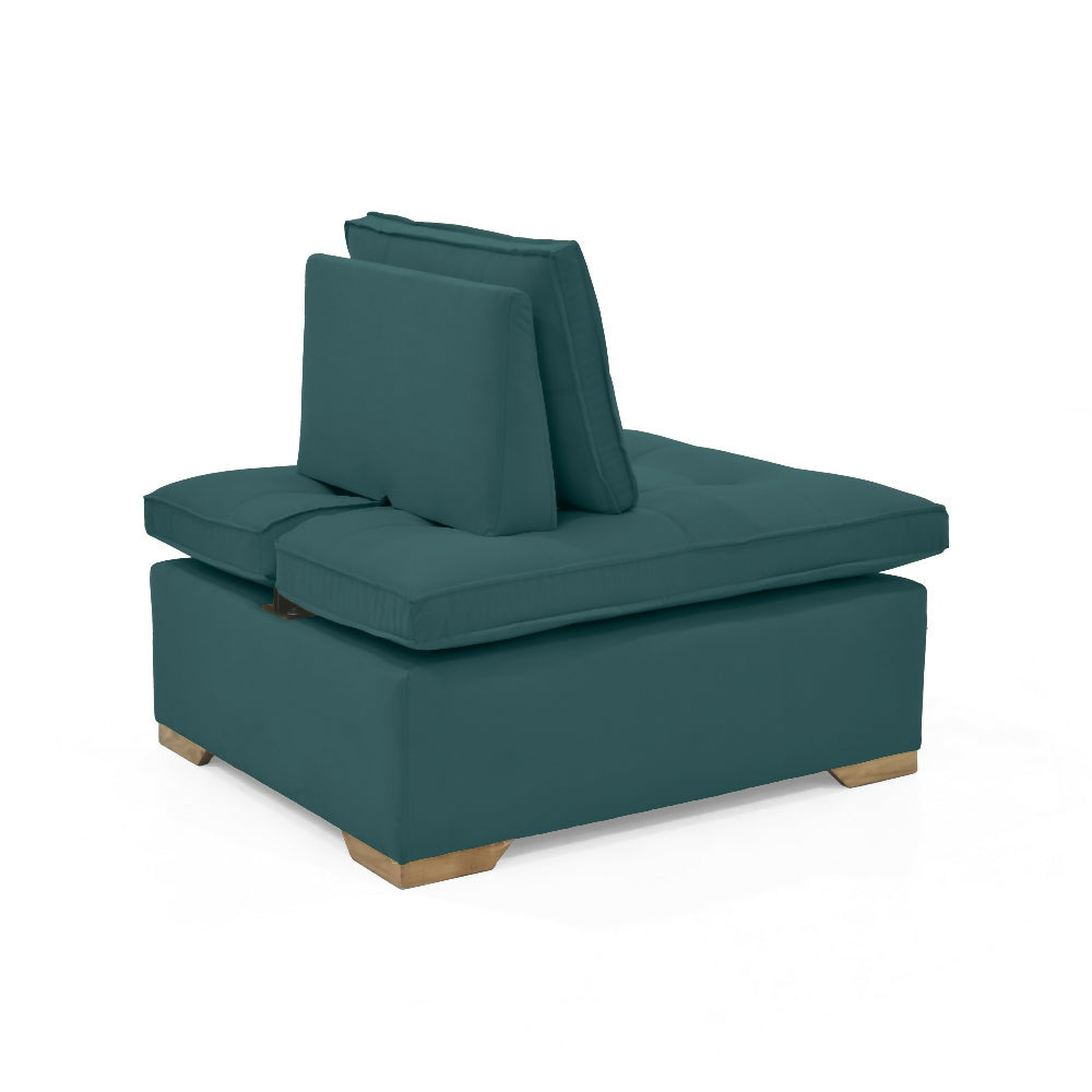 Set X2 Poltronas Ventury 83x100x86 Ajustable Tela Petroleo