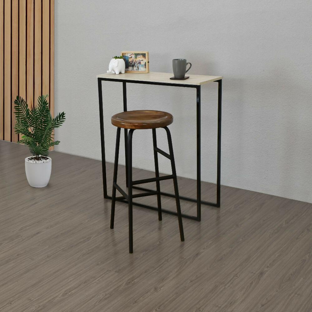 Silla Para Bar Cornet Matiz Caoba