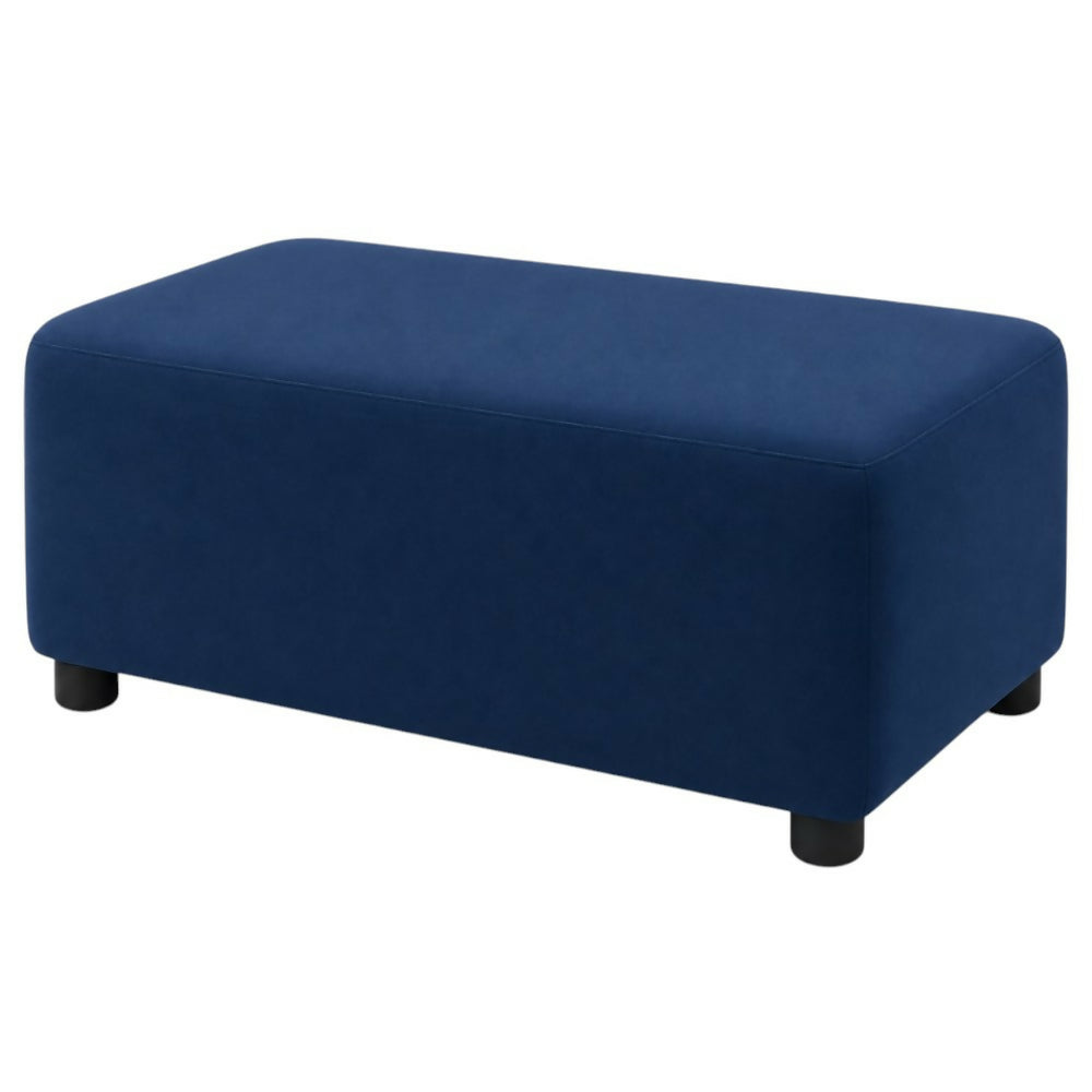 Puff Auxiliar 80x40 Azul Oscuro tela