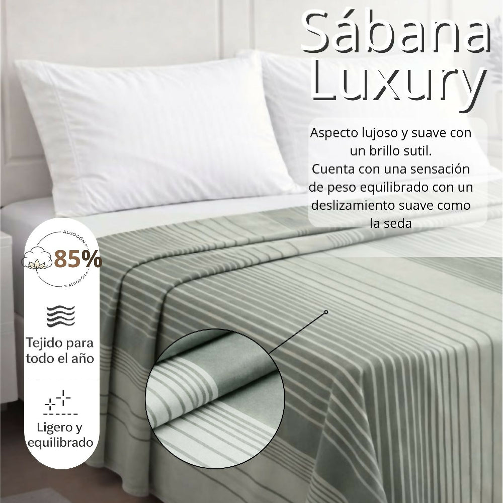 Juego de Sabana Queen Estampada 7