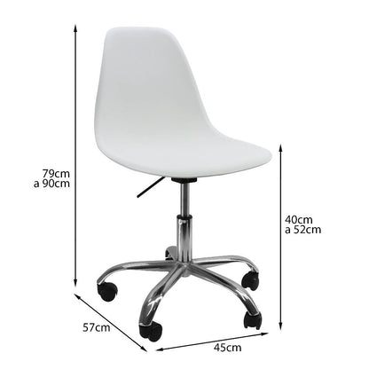 Silla para Escritorio Eames - Blanco