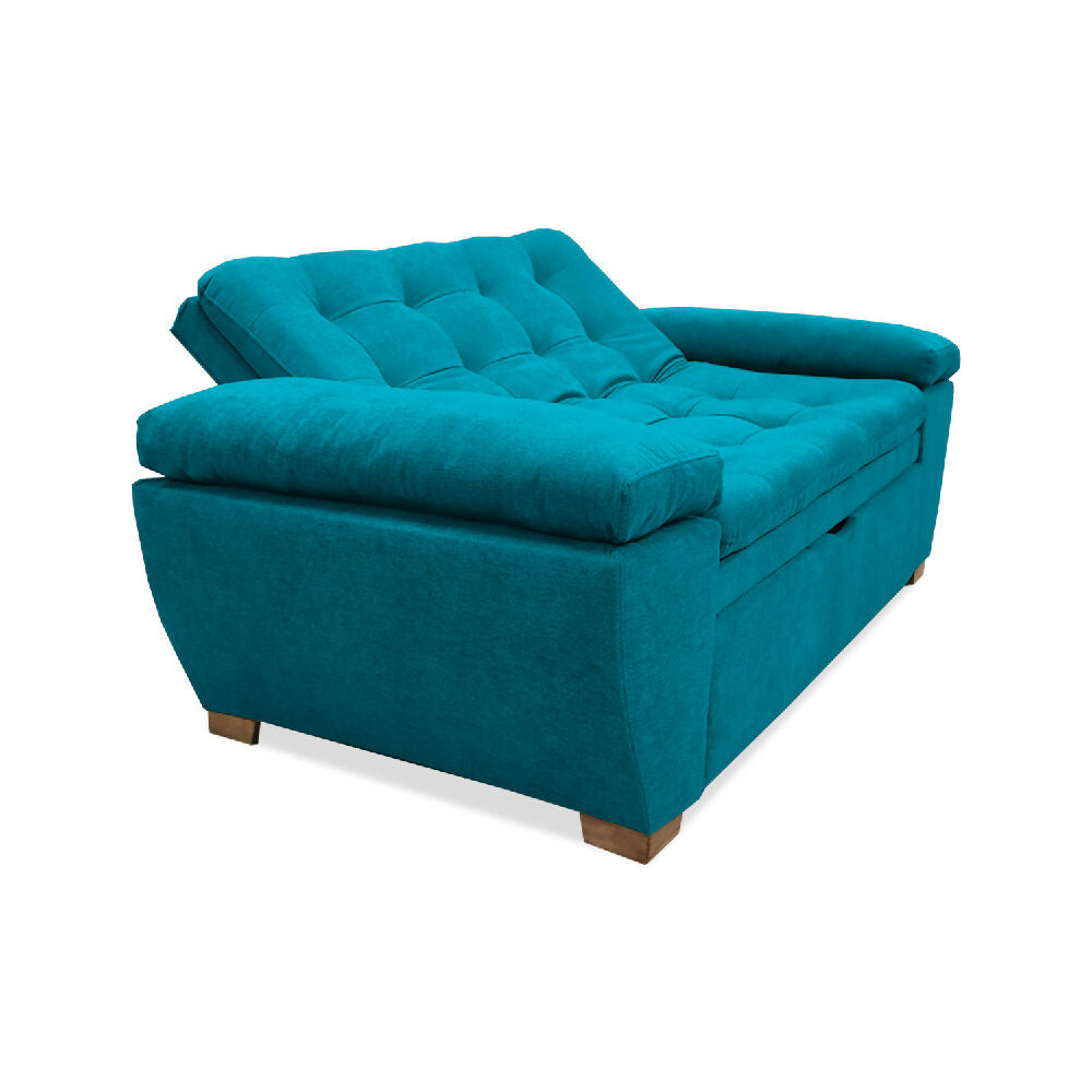 Sofacama Tobler Multifuncional Carrito Turquesa