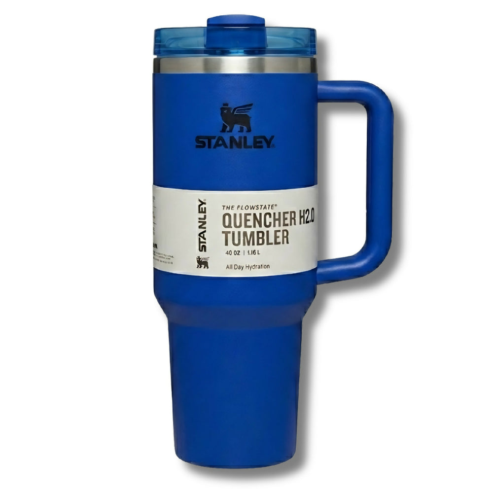 Termo Térmico Stanley 40oz Con Sorbete Ideal Para Gimnasio Y Viajes Azul