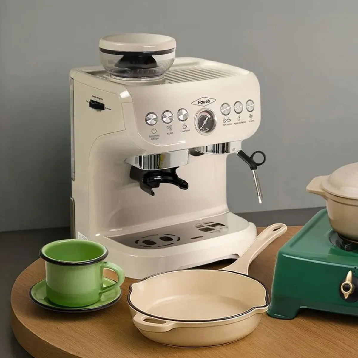 Máquina De Café Haceb Con Molino Integrado Lino