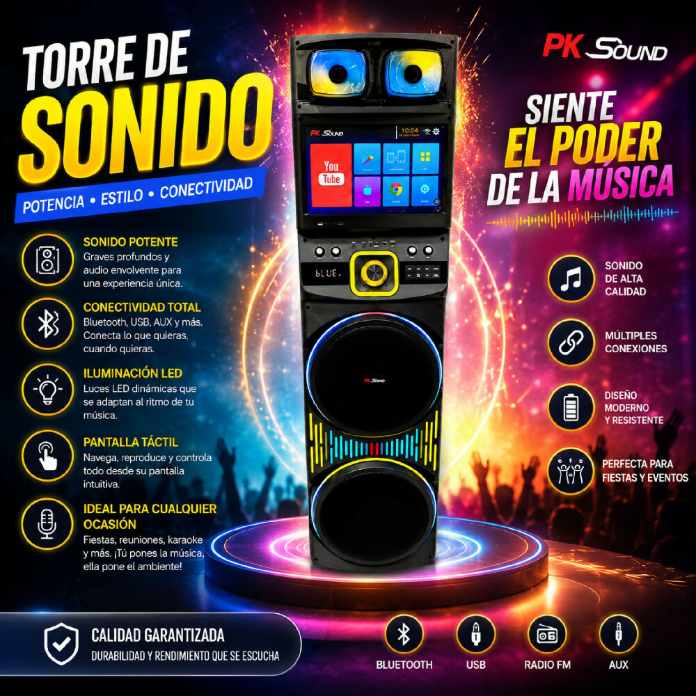 Cabina De Sonido Profesional Recargable Tu Karaoke Listo En Casa S1437