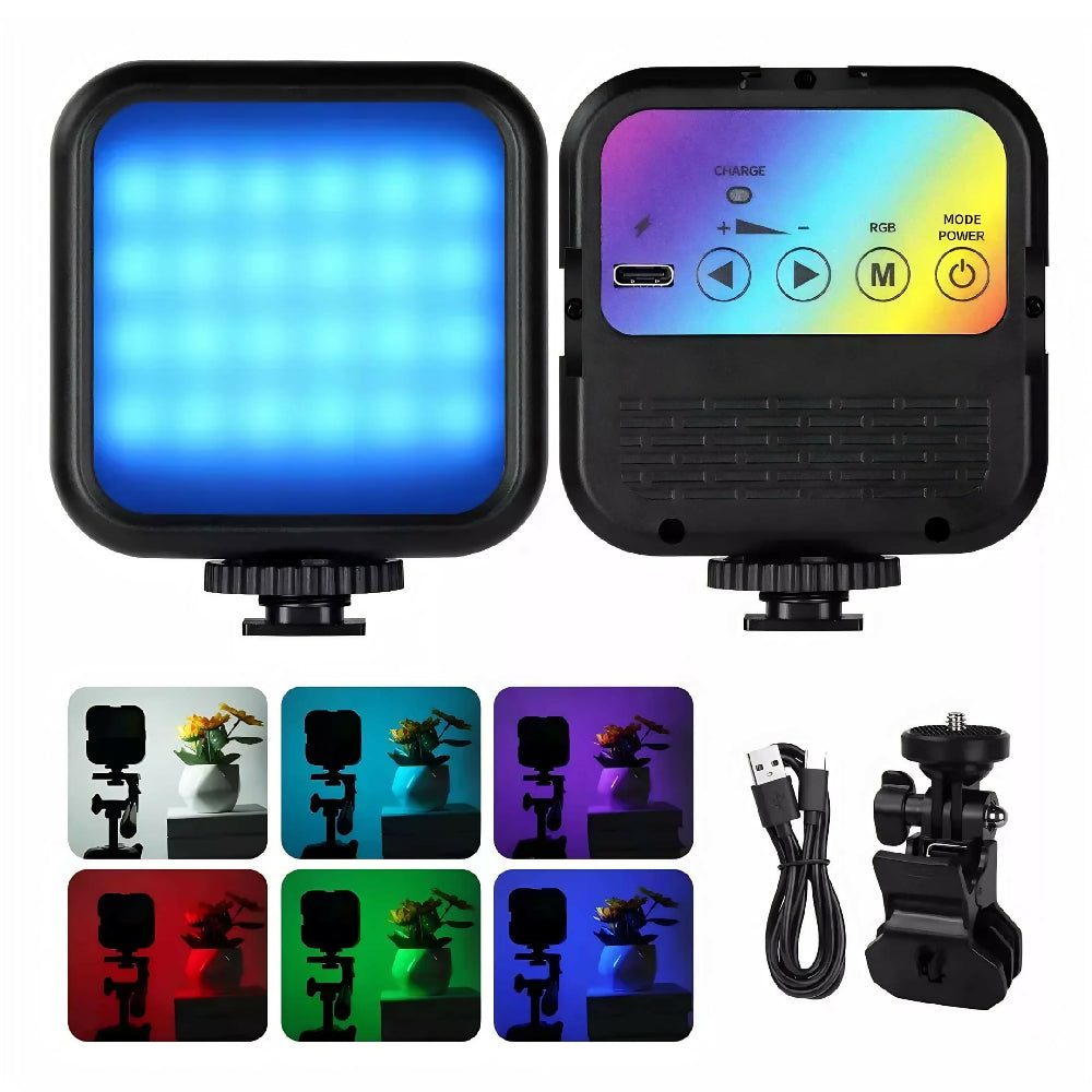 Luz RGB Recargable Portátil Para Estudio AY-83 Iluminación Profesional Para Foto, Video Y Streaming