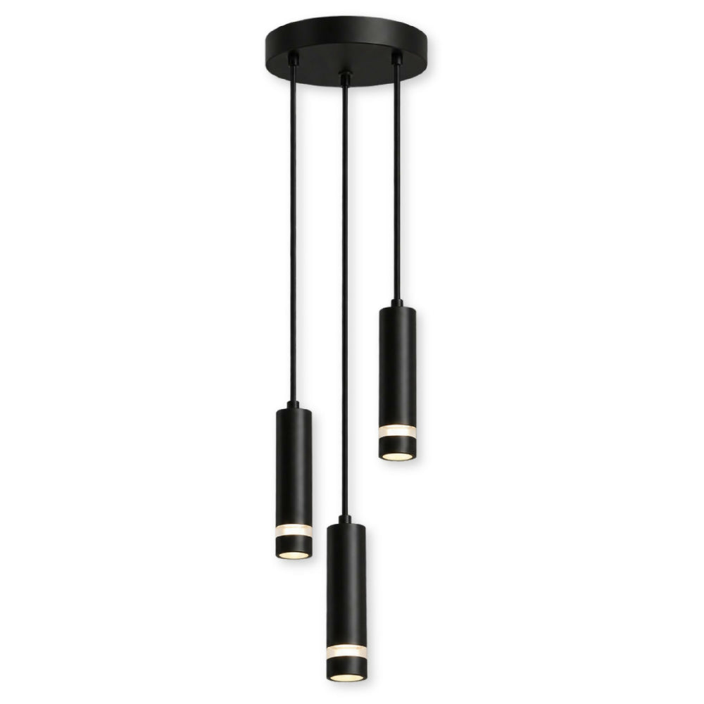 Lámpara Colgante Decorativa De 3 Luces Estructura Moderna Y Acabados Elegantes