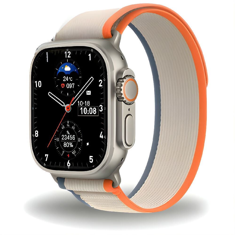 Smartwatch H10 Ultra Plus Mobulaa Bluetooth Reloj Inteligente Con Pantalla Grande, Notificaciones Y Batería Duradera