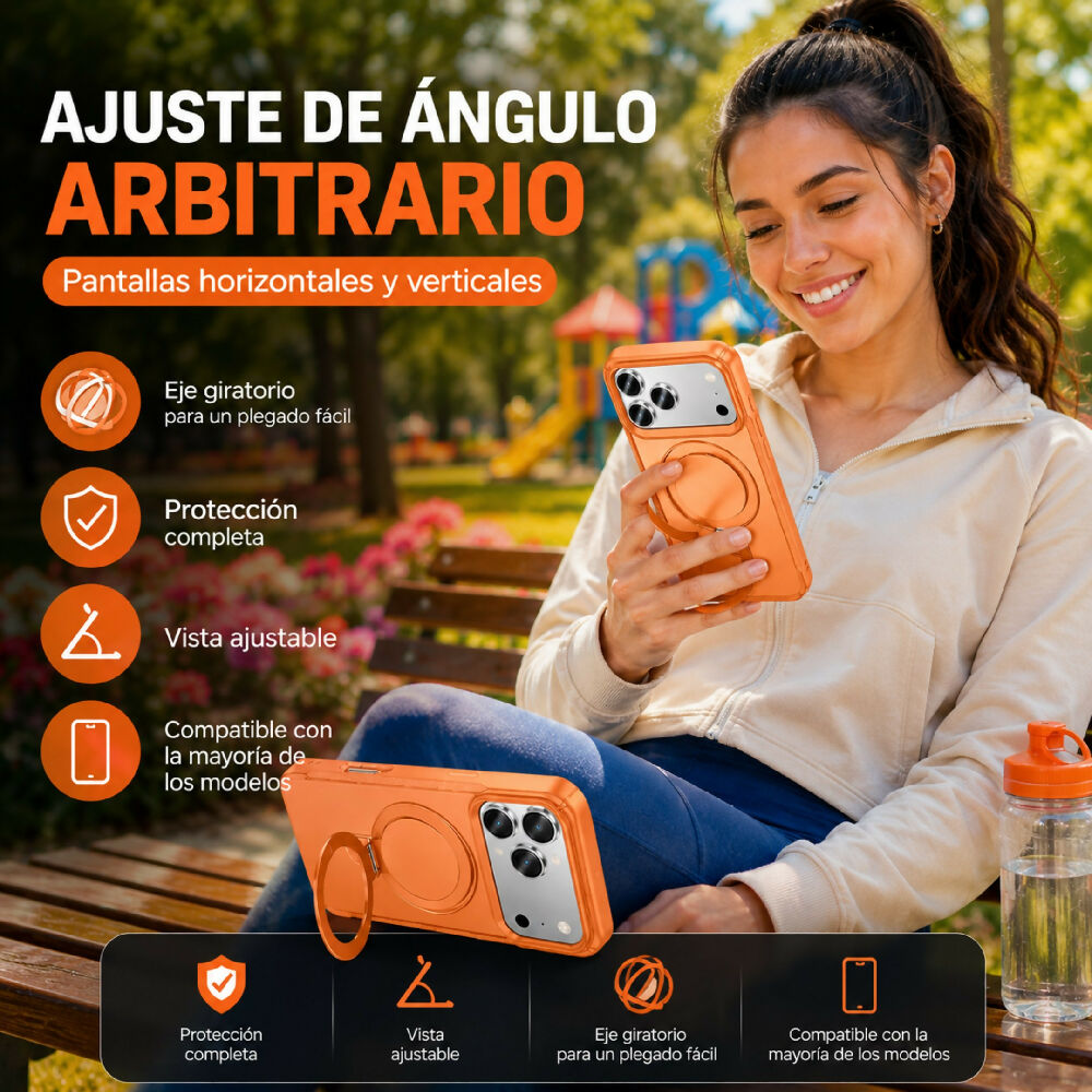 Forro Premium Para iPhone MagSafe Carcasa De Máxima Protección Iphone 17 Pro Max