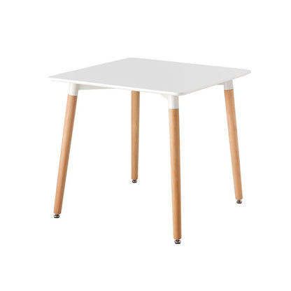 Comedor Bow, Blanco y Café Claro, Incluye 4 sillas