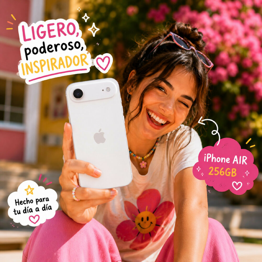 Celular Apple IPhone Air 256gb + Obsequio Lámpara Carga Inalámbrica Y Vidrio Blanco
